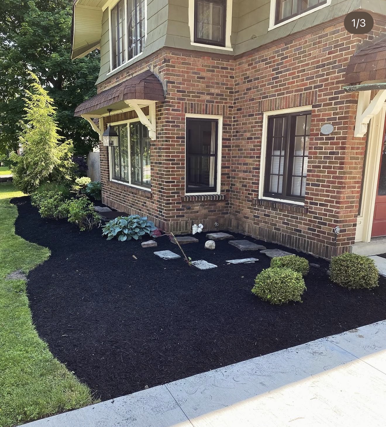 Garden bed redesign — Amherst, NY after