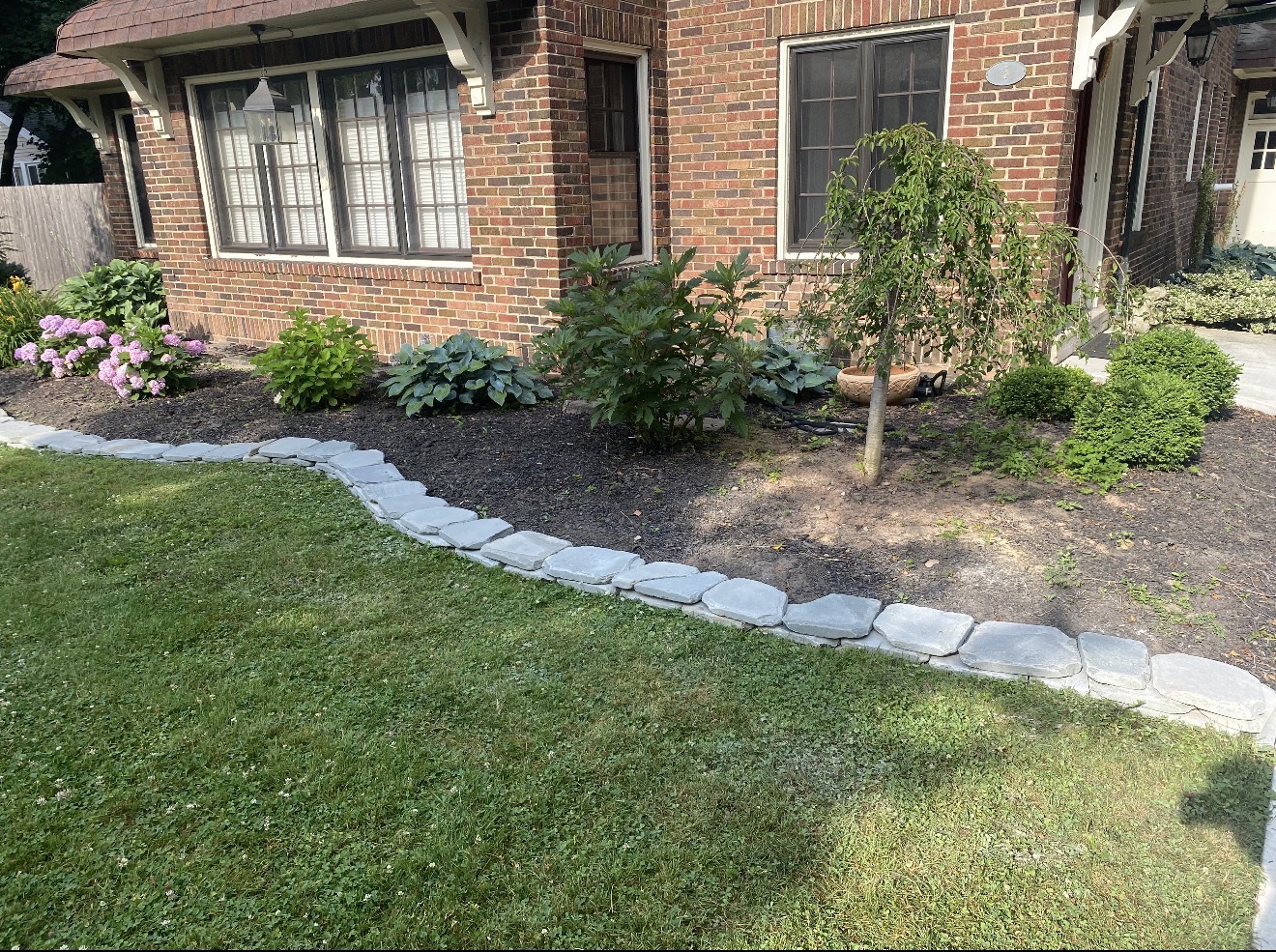 Garden bed redesign — Amherst, NY before